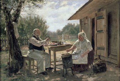 Haciendo Mermelada, 1876 de Vladimir Egorovic Makovsky